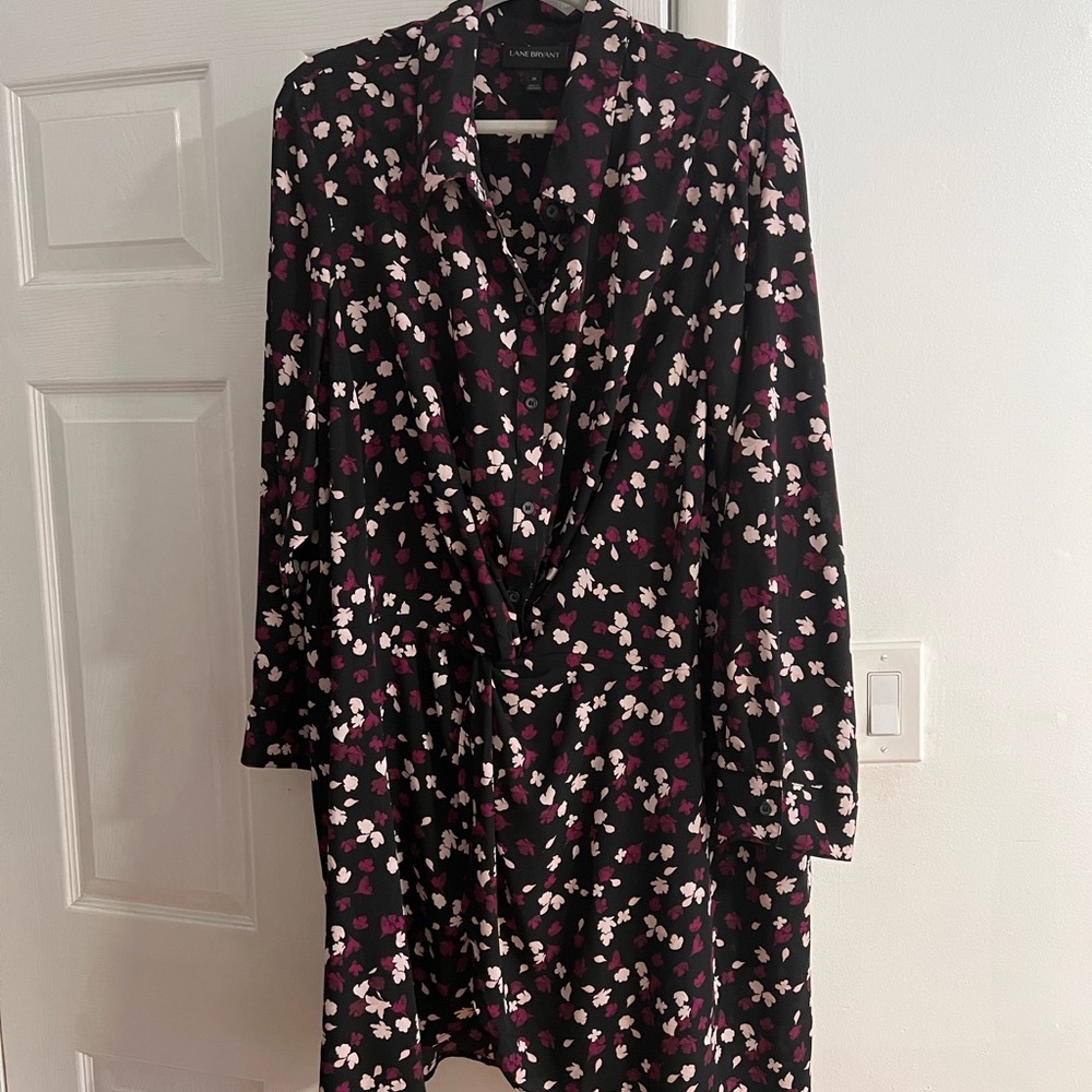 Lane Bryant Collard Shirt Dress